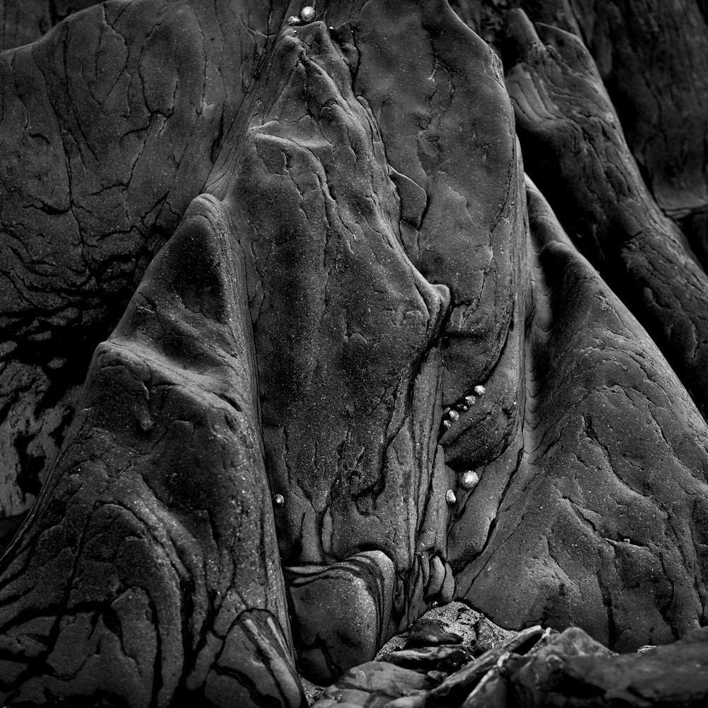 Cette exposition fût présentée lors du mois de la photographie à Equeurdreville (Cotentin) en 2014.Comme un tailleur de pierre, la nature a façonné un monde imaginaire, transformant le paysage en une oeuvre d’art équilibrée et contrôlée. Je n’ai photographié que ceux qui me parlaient, comme des apparitions fantasmagoriques, un clin d’oeil, un frisson, un sourire complice. Libre à vous de découvrir ces formes secrètes, ces visages sculptés par les éléments aux traits parfois révélateurs.