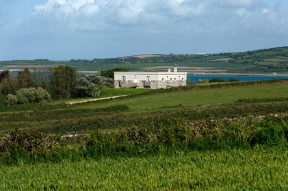 A l’ouest du Cotentin (Manche), la Hague est une terre de contrastes et de lumières, une région sauvage et préservée. Le mot Hague est un ancien terme dialectal normand. Il est issu du vieux norois qui signifie «enclos, terrain clos».La Hague présente un littoral varié : falaises abruptes (entre Urville-Nacqueville et Omonville-la-Rogue, et entre Auderville et Vauville), au pied desquelles se trouve une succession de baies, grandes plages (Urville-Nacqueville et à Vauville), d'îlots et platiers rocheux (cap de la Hague,pointe de Jardeheu..), des massifs dunaires (Biville), des grèves de galets (Anse Saint-Martin), des marais arrière-littoraux (Mare de Vauville) et des vallons boisés (Hubiland, Sabine…). La côte est également agrémentée de petits ports (Goury, le Houguet, Port Racine, Port du Hâble…) et de mouillages.La péninsule haguaise est principalement un pays de landes et de bocage, à l'intérieur des terres, formées de fougères, bruyères, genêts et ajoncs.